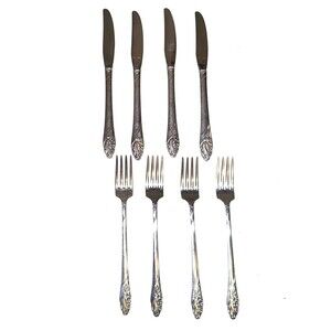 Community Stainless Set of 8 Spoons Style Classic knife and fork
